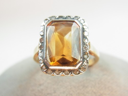 Antiker art deco citrin - art,