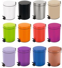 spirella Kosmetikeimer Tretmülleimer Treteimer Abfalleimer mit Deckel Bad 3L 5L