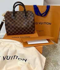 Louis Vuitton Speedy 25 Damier mit Schulterriemen, gebraucht, guter Zustand