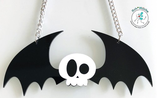 Anhänger schädel fledermaus - anhänger,