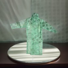 Vintage 60er Jahre, Barbie Petra Plasty #7 Milano grüner Regenmantel