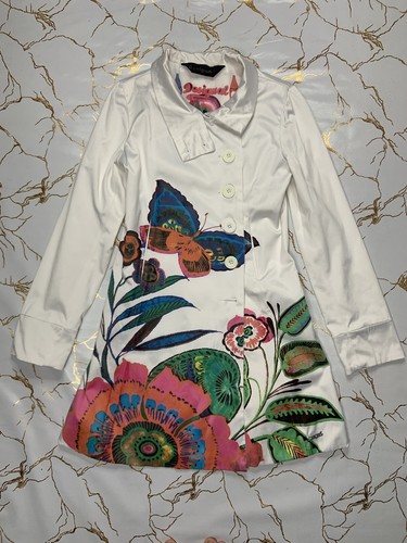 Desigual damen mantel - desigual, weiß