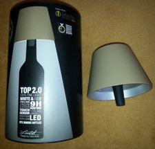 Sompex Top 2.0 LED Flaschenlampe Tischleuchte Anthrazit USB dimmbar Farbwechsel