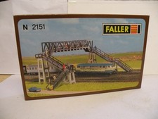 Faller N 2151 - BAUSATZ filigrane Fußgängerbrücke 21,5 x 13 cm OVP neuwertig