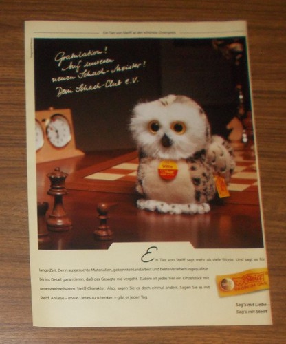 Seltene werbung vintage steiff - vintage,