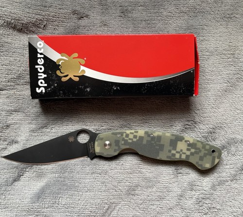 Spyderco military camo g10 - 2,