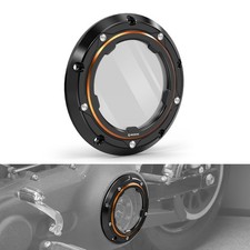 Durchsichtiger Derby Kupplungsdeckelschutz Für Harley Dyna Fat Bob FXDF 08-13