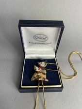 Kette Anhänger " Rosina Wachtmeister " Katze Signiert