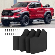 4X Schmutzfänger Anhänger Spritzschutz Spritzlappen Vorn Hinten für Toyota Hilux