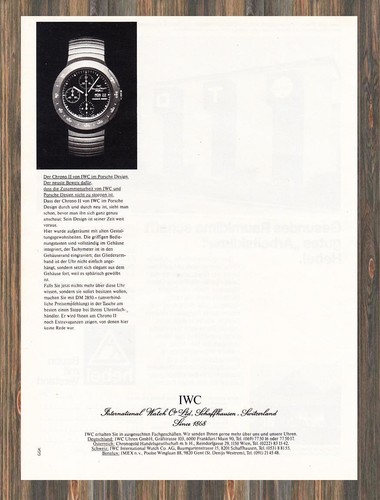Iwc chrono porsche design - iwc,