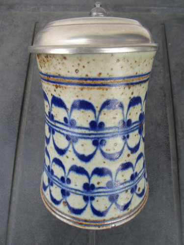 Bierkrug steingut mit - l,