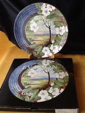 Gien Evasion Servierplatte runder Kuchen Servierteller Teller Ø 30 cm NEU & OVP