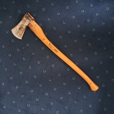 Grünspecht Hacke Axt Beil geschmiedet gepunzt Holzarbeit SUKI Axtstiel Forst