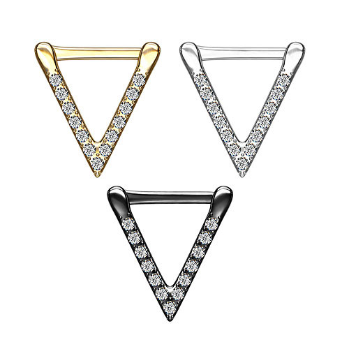 Septum nasen piercing - piercing, clicker