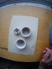 2 Stück - Porzellan-Fassung E27 - DDR