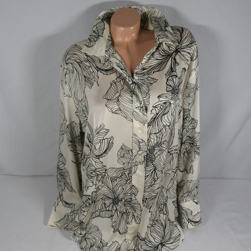 Damen satin bluse gr l - satin, over