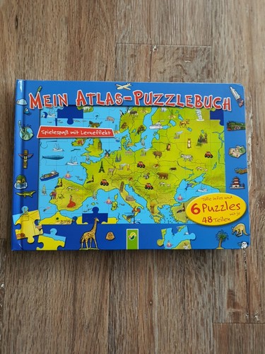 Mein atlas puzzlebuch - ., |