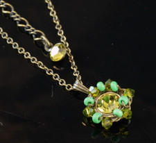 Konplott Kette Model Beduin gruen Toene ca 48 cm