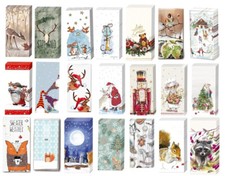 10*Design*Taschentücher*Winter*Weihnachten*Motivkombi*Stern*Fuchs*Maus*Wasch..