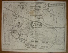 `BELAGERUNG VON AIRE-SUR-LA-LYS, 1641´ MATTHÄUS MERIAN, THEATRUM EUROPAEUM, 1643