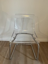 1x IKEA Stuhl TOBIAS - transparent 