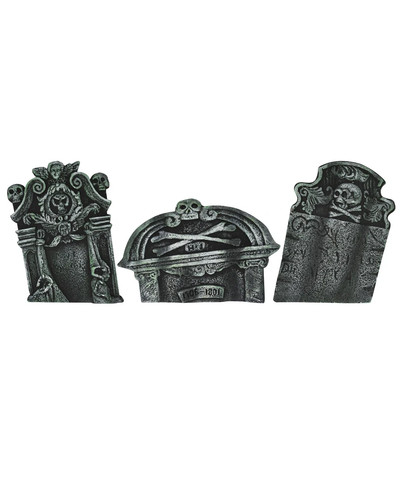 Verwitterte krumme grabsteine - verwitterte,