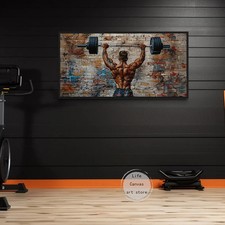 Motivierendes Fitness-Poster