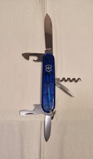 Original Schweizer Taschenmesser Victorinox, blau, gebraucht, sehr guter Zustand