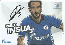 Pablo Insua - Schalke 04 - Saison 2017/2018 - Autogrammkarte 