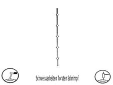 Zaun/ Tor/ 5 Stk Schmiedeeisen / Gitterstab Fenstergitter 1000mm