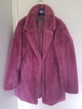 PRIMARK Teddymantel Kunstfellmantel pink Gr. S  NEUW!TOP!