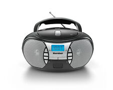 Karcher RR 5025-B tragbarer CD Player - UKW Radio - AUX-In - Schwarz / Silber