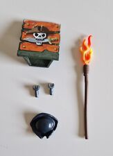 Playmobil Ersatzteile Set 70415 Pirat mit Kanone 2020 Fackel Dreispitz Hut