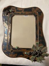 Bilderrahmen Ton mit Glasscheibe handgefertigt