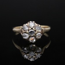 Antik diamanten ring 585 - antik, gold