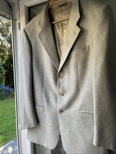 Herren Sakko Made in Italy Raphael Smith Mario Zerfallen Woll Cashmere Gr.L