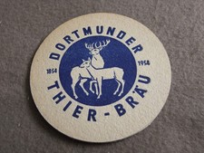Bierdeckel ,  Dortmunder  Thier - Bräu , 1854 - 1954