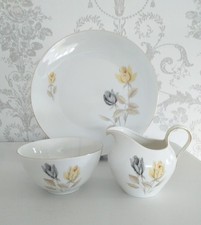 seltman weiden liane, Milchkännchen, Zuckerdose, Servier-/Kuchenteller 24 cm breit, sehr guter Zustand