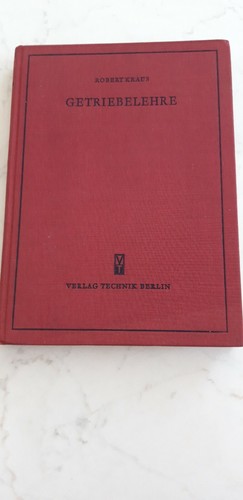Getriebelehre ddr von - getriebelehre,