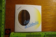 Alter Aufkleber Getränke Kaffe CAFE DE COLOMBIA (CC)