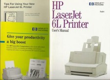 HP Laserjet 6L Drucker Bedienungsanleitung Erstausgabe 1997 Englisch