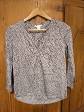 Bluse H&M, Blau Weiß, XS