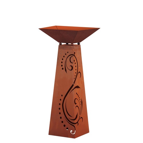 Rost garten säule - garten, trapez
