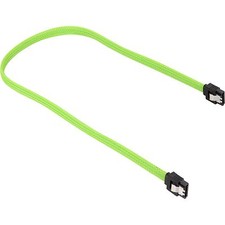 Sharkoon Sata III Kabel sleeve, grün