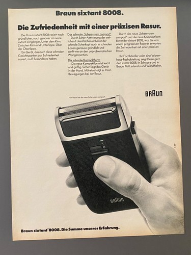 1974 braun sixtant 8008 die - 1974,
