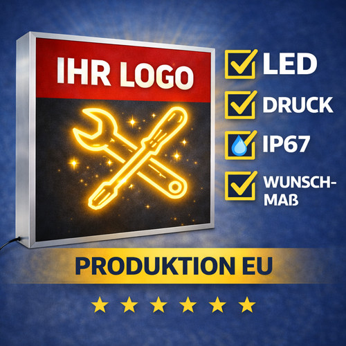 Led leuchtkasten werbung - led,