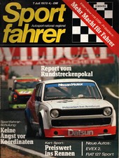 Zeitschrift Sport Fahrer #7 von 1978 Rundstreckenpokal Kart Sport Fiat 127 Sport