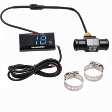 Meter Motorrad Wassertemperatur Digital Hygrometer Thermometer Sensor DC 12V Kit