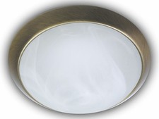 LED Deckenlampe rund Alabaster