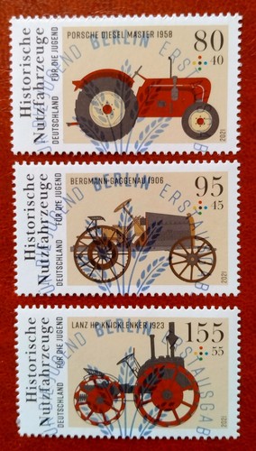 Briefmarken traktoren bergmann - briefmarken,